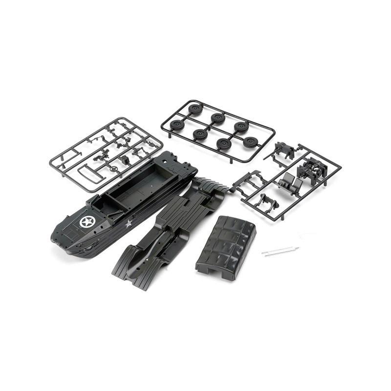 4D 1/72 Military Vehicle Puzzle Model Hummer Truck Armored Car Model Assembly Kit Simulated Tank Plastic Toys