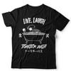 Live Laugh Toaster Bath Tshirt Unisex Skeleton Funny Dark Humour Sarcastic Retro