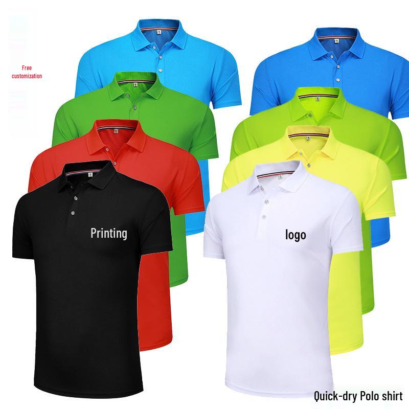 Sports Quick-Dry Short-Sleeve Polo for Coach and Group Uniforms