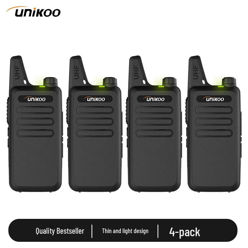 

UNIKOO MAX4.0 Enhanced Long-Range Walkie-Talkie (Four-Pack) (CN version)