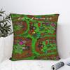 Pillow Cover 99 Nights In The Forest Game Map Printed  Retro Trendy Pillow Case For Sofa Home Decoration Pillowcases