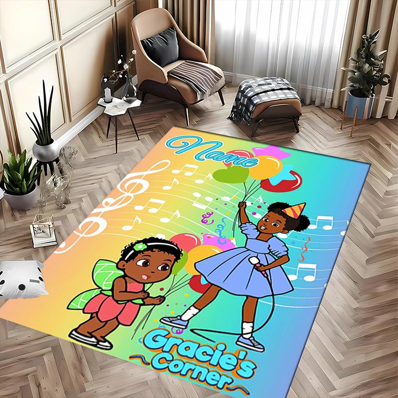 Custom personalization Gracies Corner Area Rug - Perfect For Kitchen, Bathroom,Laundry Room Decor Large Size Available,Gift All Seasons