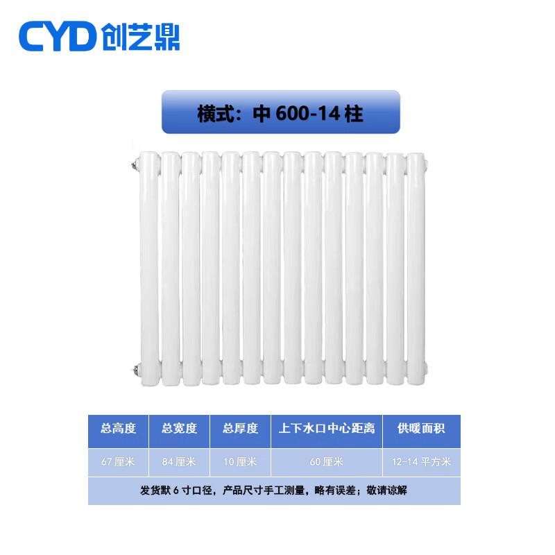Chuang Yi Ding Steel 6030 Two-Column Hot Water Radiator