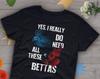 Betta Fish Shirt, , Funny Betta Lover Gift, Cute Siamese Fighting Fish T-shirt, Fish Lover TShirt, Pet Graphic Tee, Navy, Blue Top