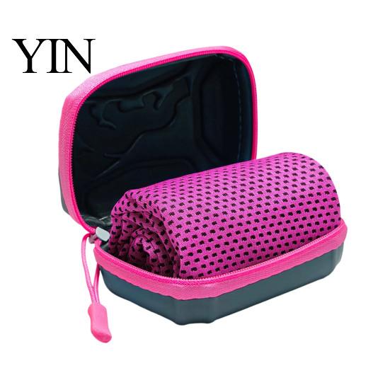 Moisture-wicking Sports Towel 1/5Pcs Cooling with Carrying Case, Quick Dry Absorbent Ice for Neck & Face, Breathable Chilly Sports, Gym, Yoga, Running