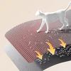 Double Cellular EVA Cat Litter Mat Washable & Foldable Pet Foot Toilet Mat With Control Feature for Cat Litter Box Accessories
