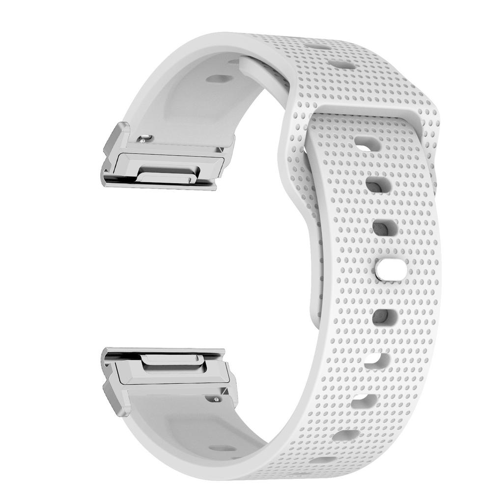 26 22mm Quick Fit Silicone Watch Strap For Garmin  Fenix 8/5/5X/5XPlus/6/6X Pro/7/7x/Forerunner945 925 Sports Band Metal Adapter