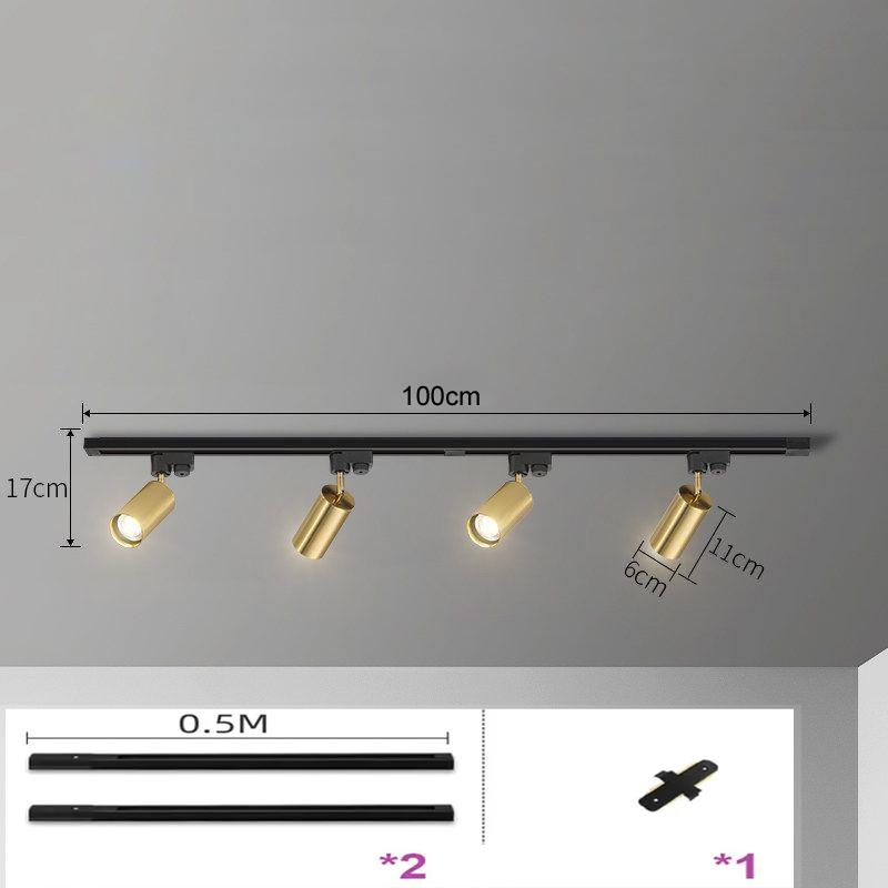 Spot LED de Plafon GU10 Lumină de Track Spot Corp de Iluminat Șină Pentru Magazin Bucătărie Decor Acasă Lămpi Dormitor Living