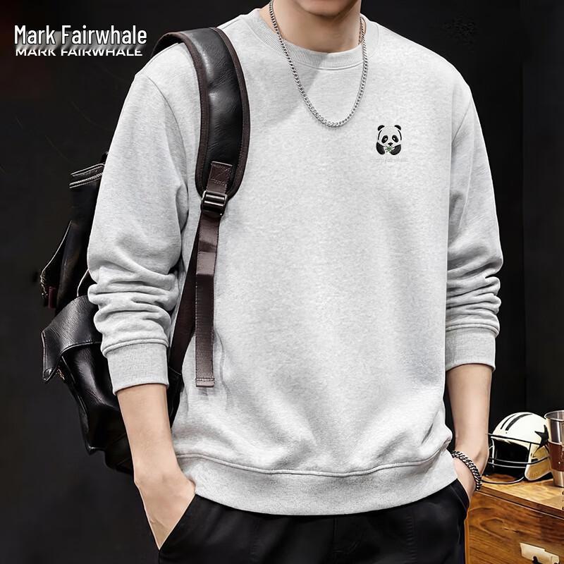 Mark Fairwhale Men's Chinese Style Loose Fit Graphic Sweatshirt
