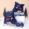 30-40 Bambini Invernali Taglia Grande Moda Outdoor Stivaletti Alti Pelliccia Calda Cotone Stivali da Neve
