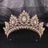 Luxury Baroque Queen Tiaras Elegant Bridal Headwear Zinc Zinc Alloy Princess Crown  Stage Performances