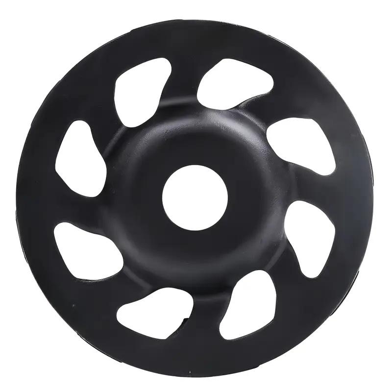 5 Inch Concrete Grinding Wheels 7/8 Inch Arbor Grinding Cup Wheel with Diamond Segments for Paint Epoxy Coating Removal, Black