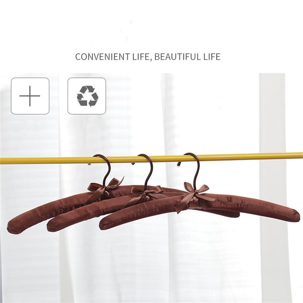 Satin Hanger Wrinkle-free Sponge Hanger Dress Clothes Hanger Specially Designed For Travel Accessory Retail Store Display
