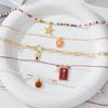 5PCS Multicolor Beach Themed Beaded Necklaces for Women Handwoven Clavicle Chains Vocation Holiday Accessories