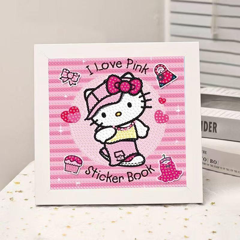High-End Diamond Painting Diy Van Gogh Starry Sky Cat Creative Handmade Toy Table Decoration Diamond Painting With Frame