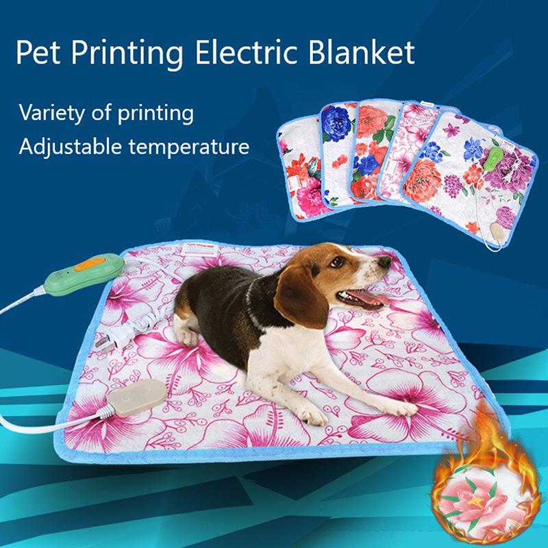 Electric Heating Pad Blanket Pet Mat Bed Cat Dog Winter Warmer Pad  Heated Mat