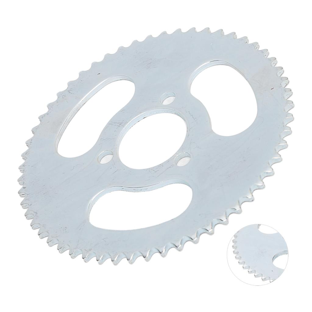 55 Tooth Sprocket 3 Mounting Hole Fit for 47CC 39CC 2 Stroke Pocket Bike Gas Scooter Dirt Bike 25 Chain
