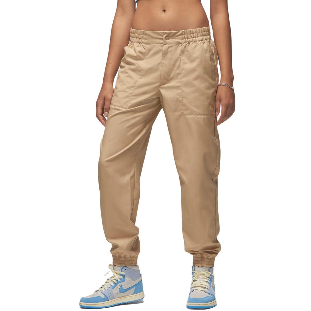 Neue Jordan Strick-Sweathose Damen Wüstengelb DZ3376-254