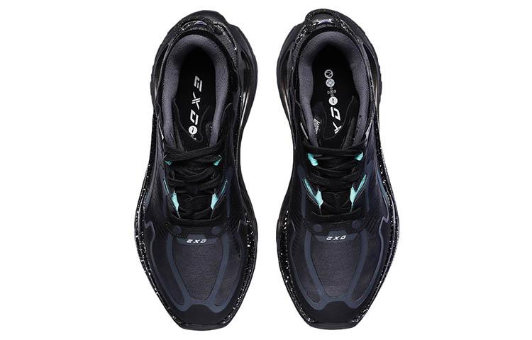 Men's Sneakers Li-Ning Exceed Infinity Running Shoes Men's Low-top Black