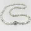 S925 Sterling Silver Magnetic Clasp for DIY Jewelry, Scarf, Necklace, Sweater, and Pearl Chains
