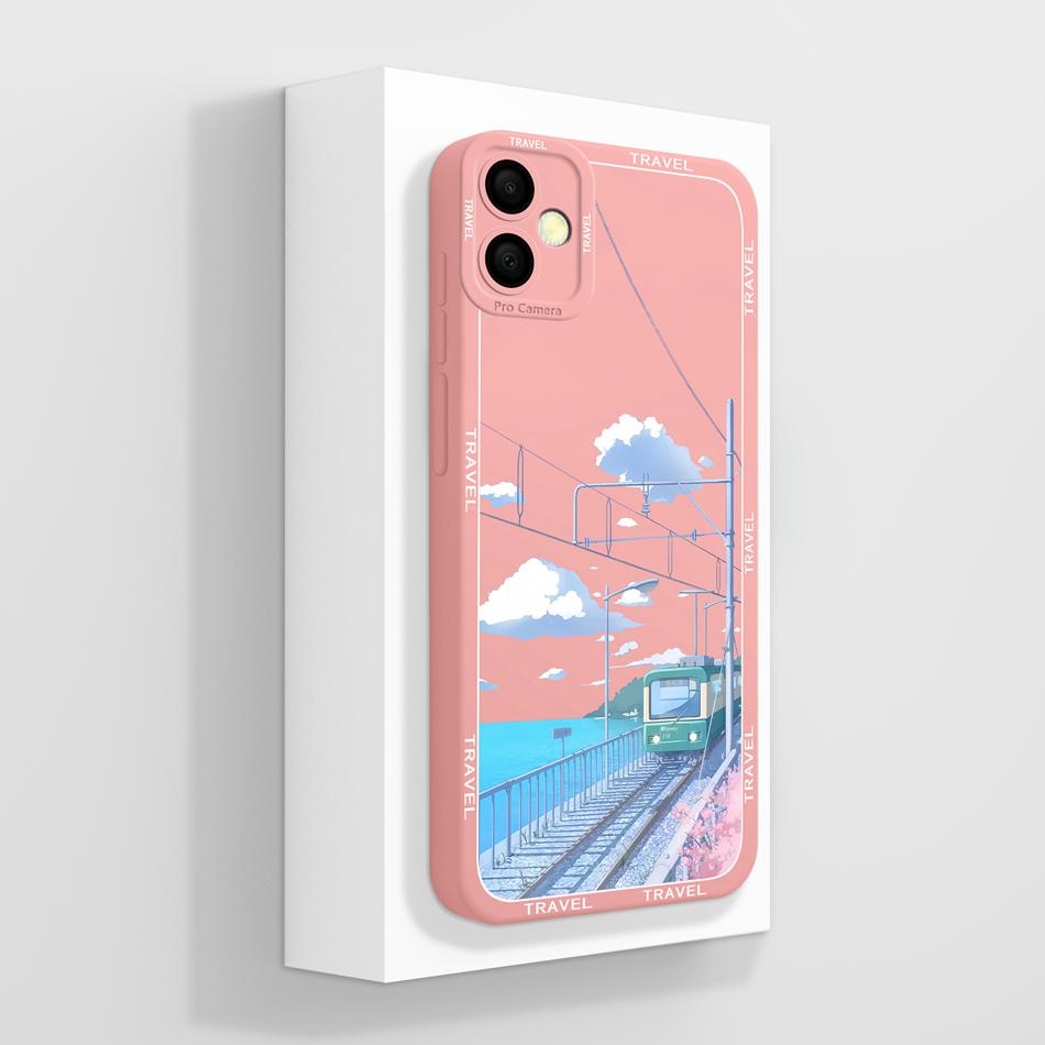 For Samsung Galaxy A05 A05S Phone Cases Fashion Full Protection Anti Choc Soft Liquid Silicone Back Cover For SamsungA05 A 05