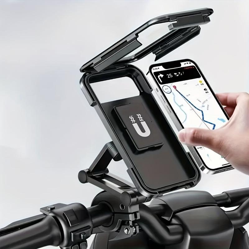 Waterproof Motorcycle Bicycle Phone Holder Touch Screen Bike Handlebar Mount Shockproof Navigation Bracket
