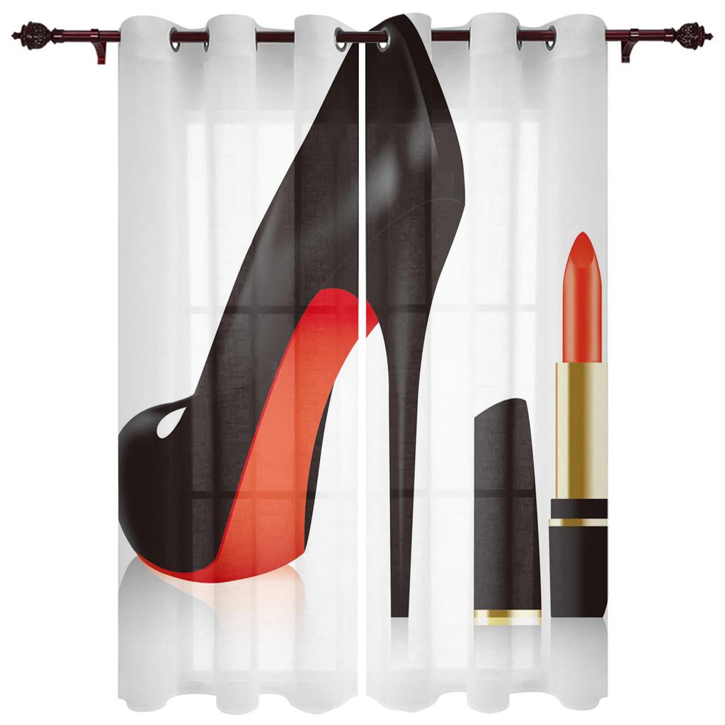 Žena Kosmetika Lak na nehty Okenní závěs do ložnice Domácí dekorace Závěs na pozadí do obývacího pokoje Kuchyňský závěs