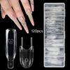 Dual-Form Nail Forms 120/240Pcs Time Saving Nail Extension Tools for Home DIY Manicure Professional Nail Salon