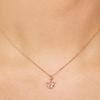 Tirr Lirr Twinkle Half Tulip Silver Pink Necklace TNSSVP13978S