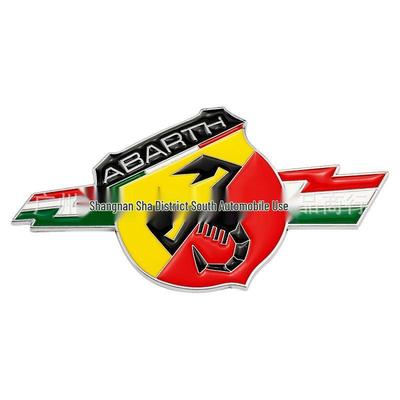 Abarth Scorpion Italian Flag Car Decal - Fits Fiat