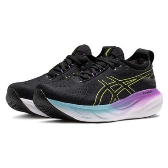 ASICS Wmns Gel Nimbus 25 Black Glow Yellow 1012B356-004