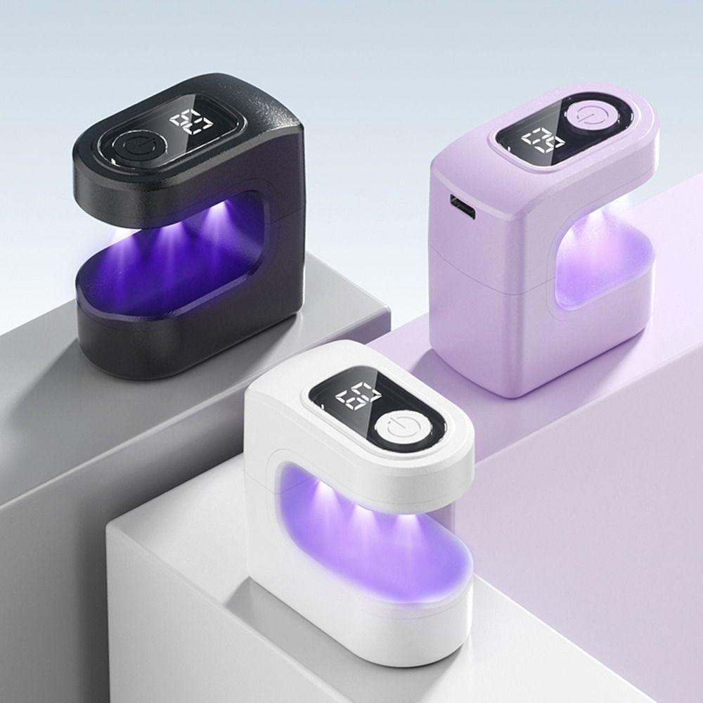 

Quick Drying LED Nail Lamp Single Finger USB Nail Dryer Machine UV Curing Light Gel Polish білий