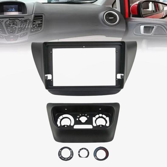Non Destructive Installation Frame 9 Inch Car Radio Dash Kit for Lancer IX 2006, Navigation Fascia Panel, Center Console Replacement Android Head Unit