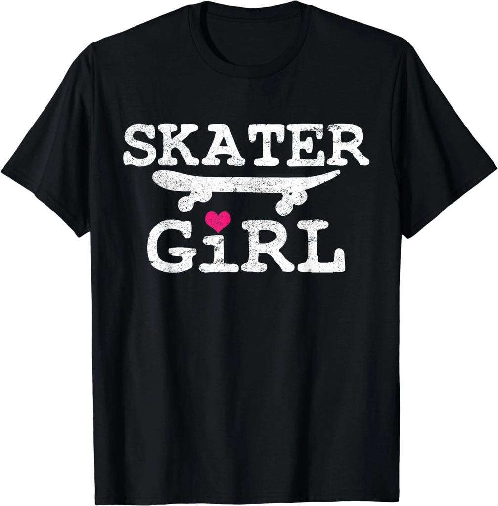 Skater Girl Skateboard Skateboarding Geschenk Unisex T-Shirt