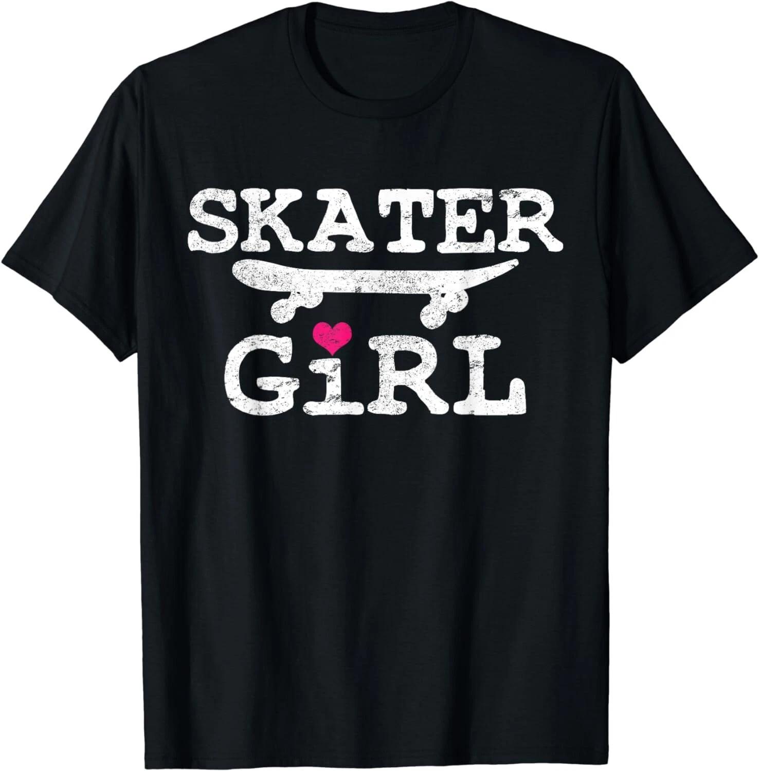 Skater Girl Skateboard Skateboarding Gift Unisex T-Shirt XL