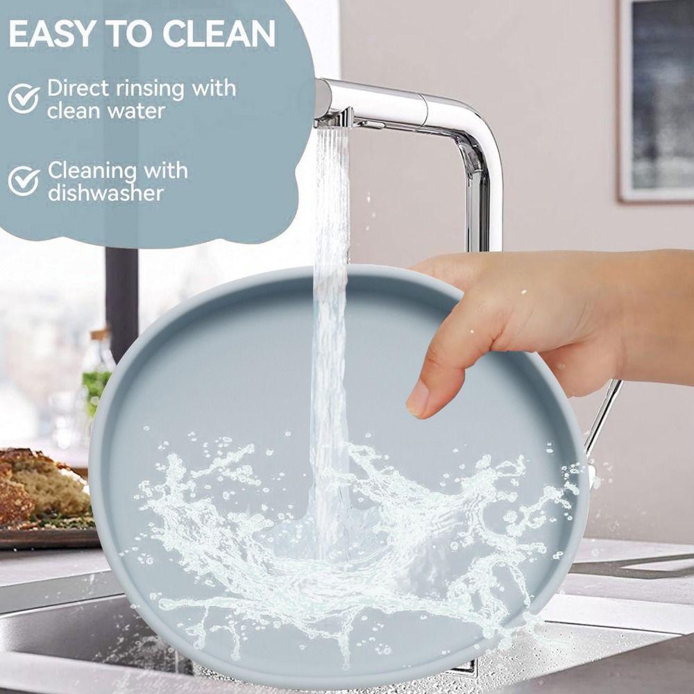 Non-stick Dog Food Drinking Bowl Shallow Mouth Cat Water Bowl Cat Food Dish  For Dogs Cats