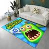 Tappeto Cartoon 3D My Singing Monsters Videogioco per Casa Soggiorno Camera da Letto Divano Zerbino Decorazione, Tappeto per Area Tappetino Antiscivolo per Pavimento