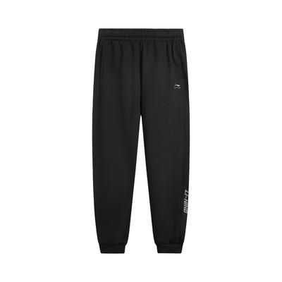 Li Ning Sports Lifestyle Series Logo Embroidered Mid-Rise Knitted Sports Pants Men Bottoms AKLV869-2