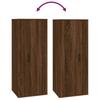 TV Wall Cabinet Brown Oak Effect 40 X 34.5 X 100 Cm