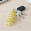 Simulation Grape Pendant Keychain Transparent Acrylic Pendant Creative Car Keyring Gift