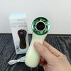 100-Speed USB Portable Silent Mini Fan with Digital Display - Handheld, Long Battery Life, Fits in Girls' Bags