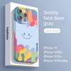 Motif Visage Souriant Compatible avec Divers Modèles d'iPhone Incluant l'iPhone 17, l'iPhone 14 Plus Coque Souple, l'iPhone 12 Coque Mignonne, l'iPhone 16 Pro, Etc.