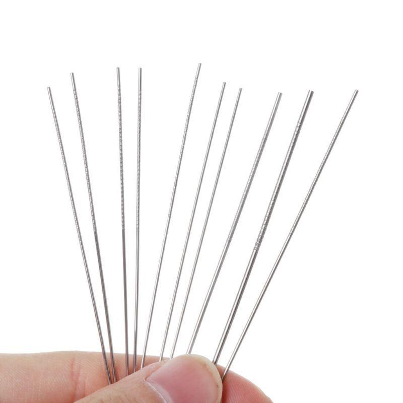 10pcs 0.6mm-1.3mm Guitar Nut Needle Files Nozzle Jet Gas Welding Tip 5056500998250|