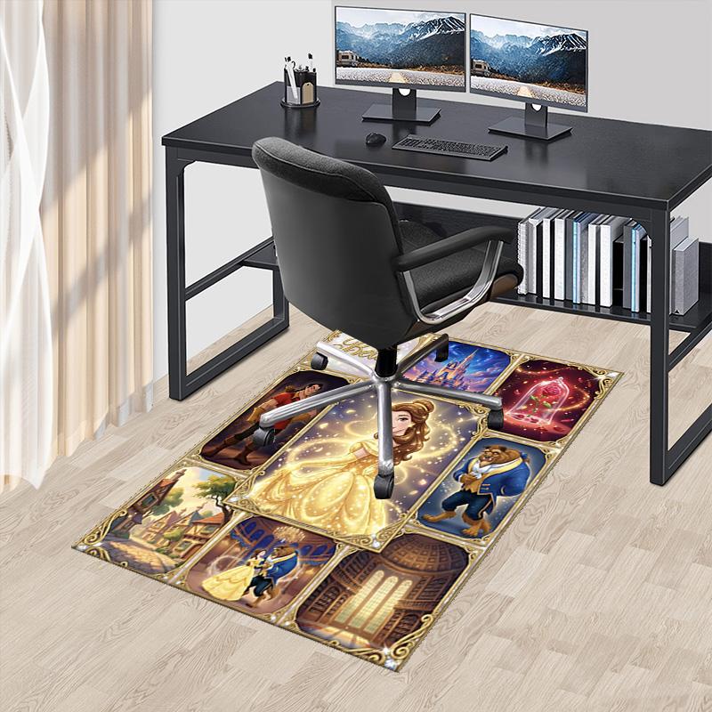 1pc Belles Journey Carpet Rug for Bedroom Living Room Decor Sofa Home Game Area Rug Non-slip Floor Mat. D7220198