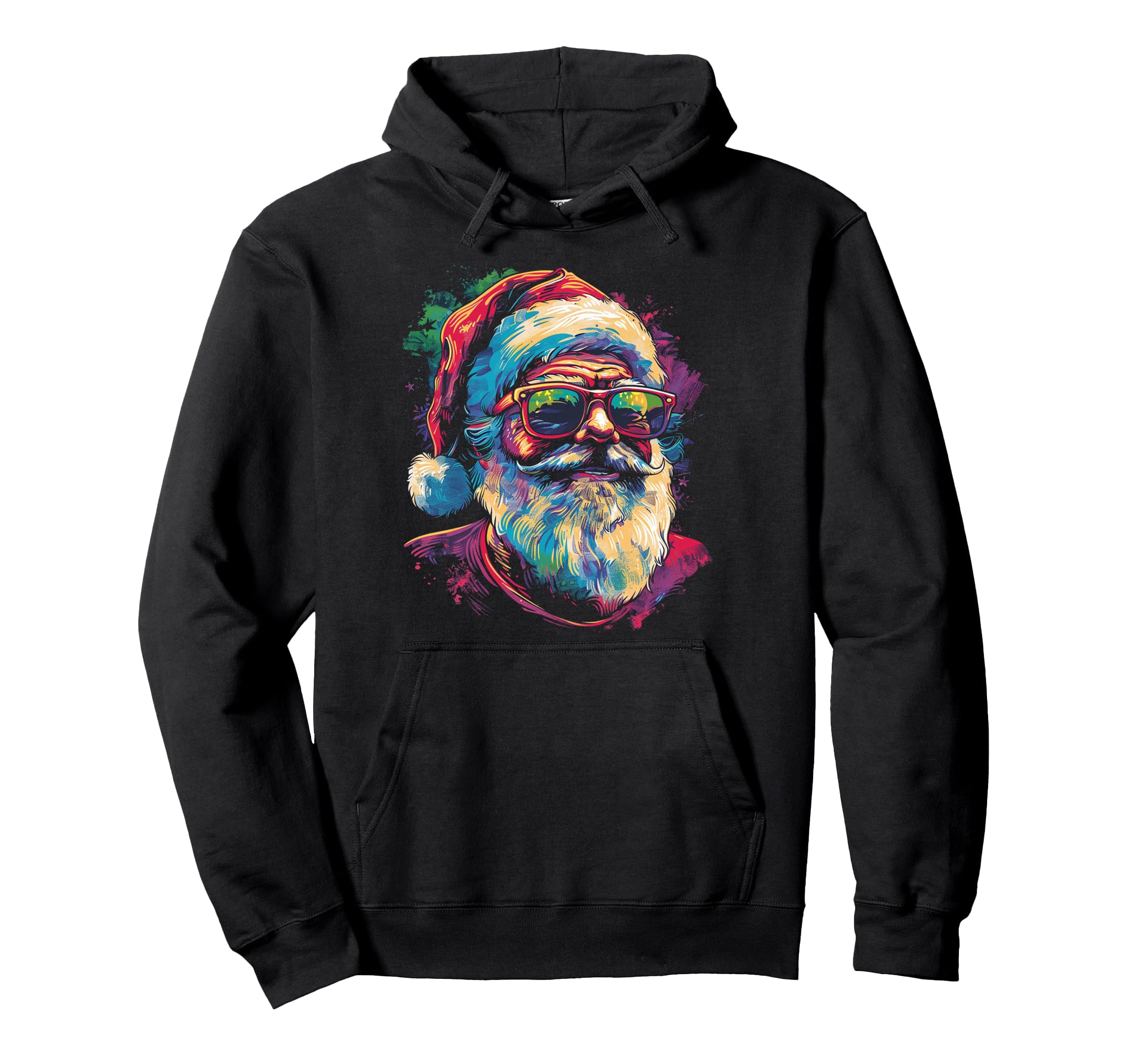 

Santa Claus Christmas X-Mas Art Sunglasses Santa Claus Hoodie