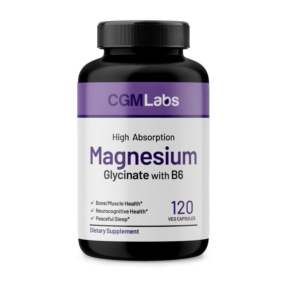 Labs CGM Magnesium Glycinate + B6 120 Veg Capsules 1 pcs (60 servings)
