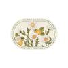 New Elliptical Floral Placemats Leather Waterproof Dining Pads Heat-Resistant Non-Slip Place Mats Coaster Decor