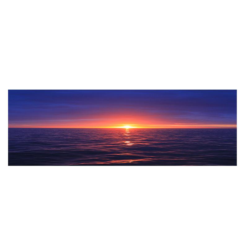 

Золотые закаты, голубое небо, природный панорамный пейзаж, холст, картина, куадрос, постеры и принты, настенная художественная картина для гостиной 30x90cm no frame