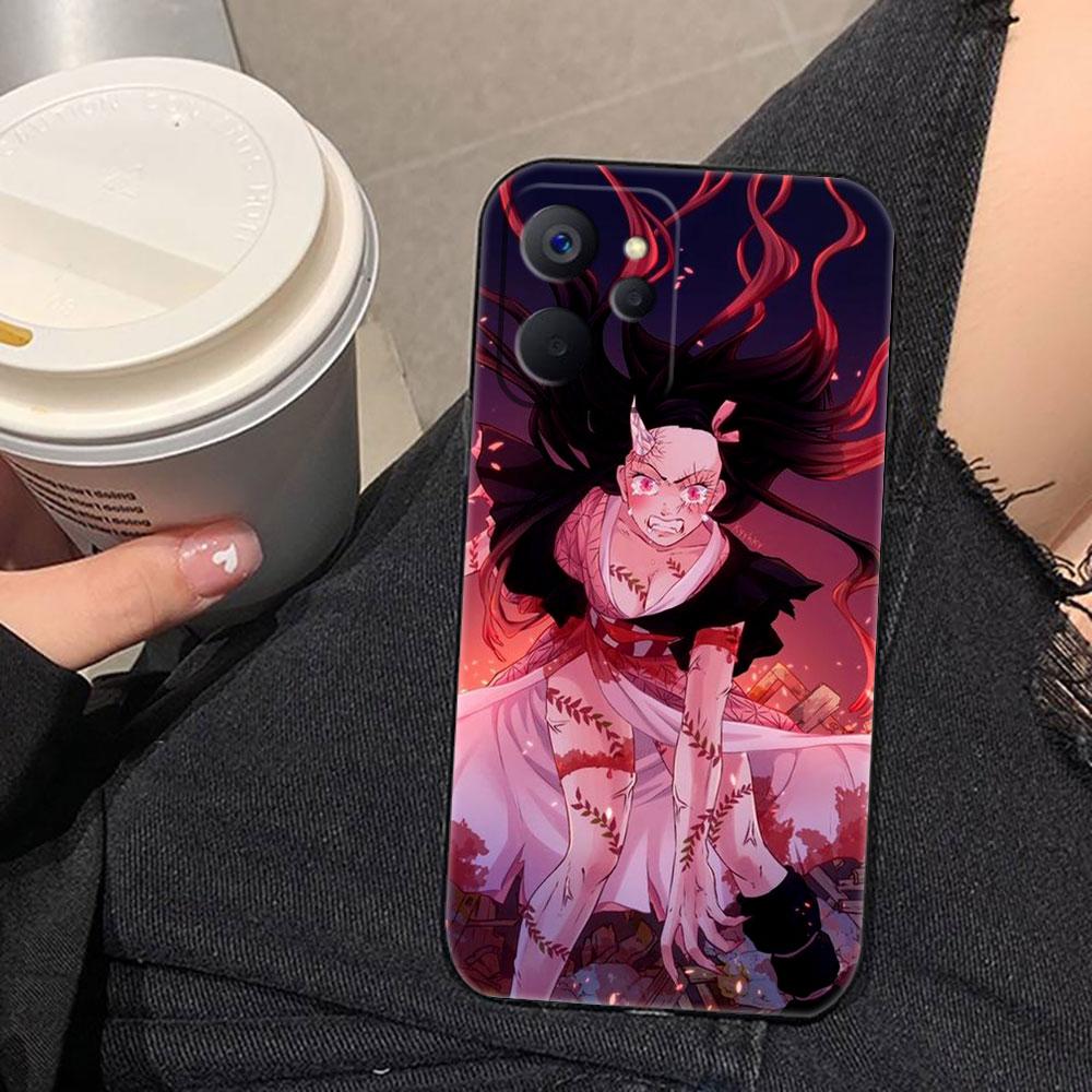 Anime Demons Slayers Tanjiro Phone Case For Realme C75 C71 C65 C63 C55 C53 C35 C33 C30 C21 C11 7 6 5 GT NEO 2 NARZO 50 X50 Case