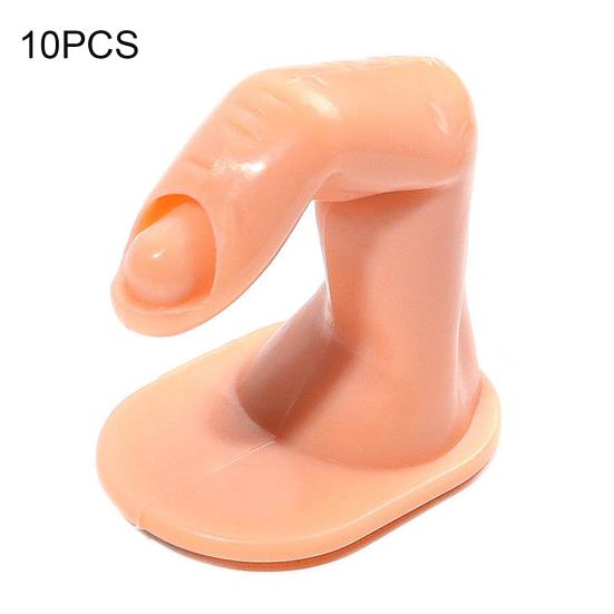 

10 шт., обучение искусству ногтей, накладные кончики пальцев, инструменты для отображения, без ногтей